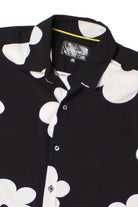 White Poppy Button Up Shirt