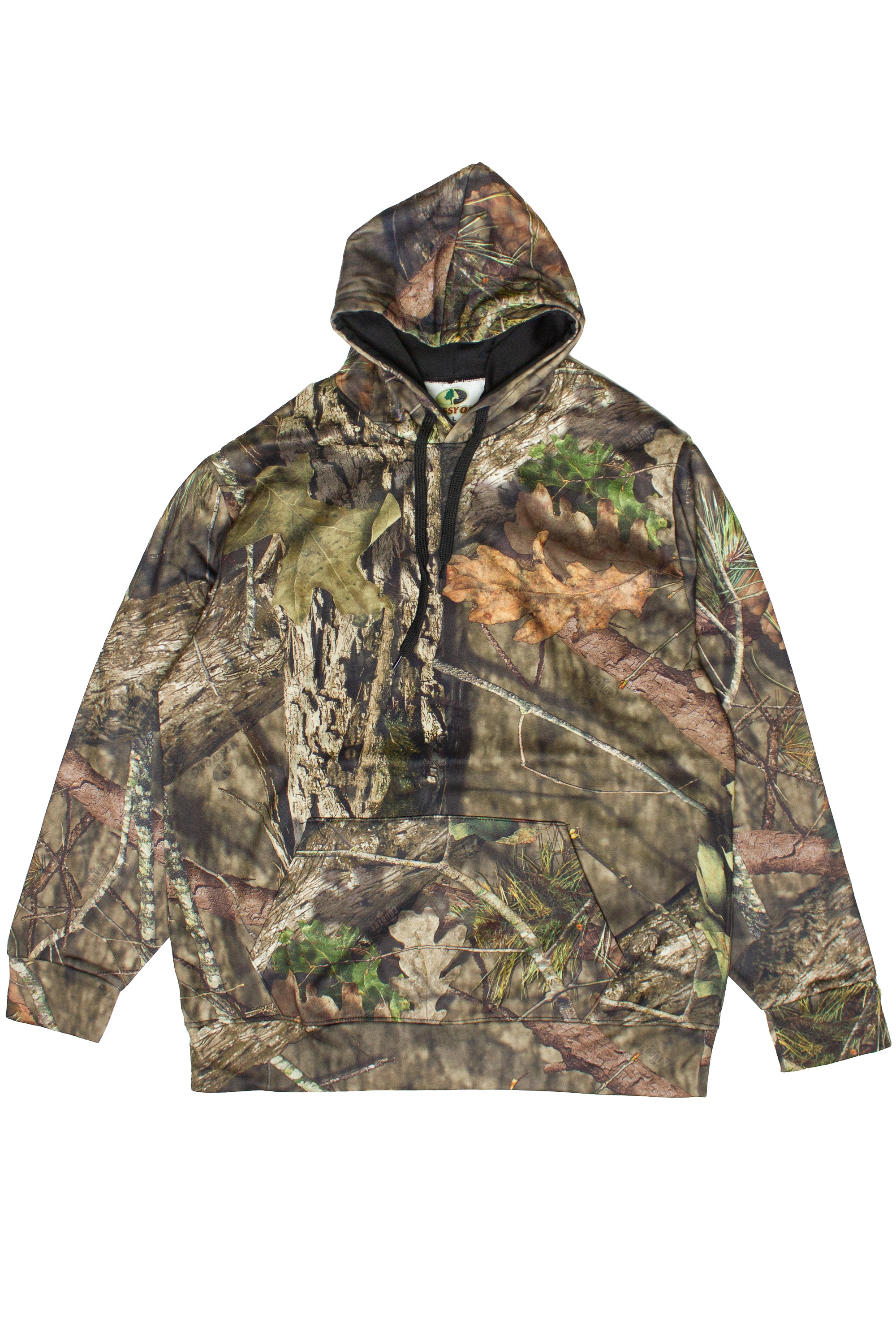 Woodland Camo Hoodie - Olive