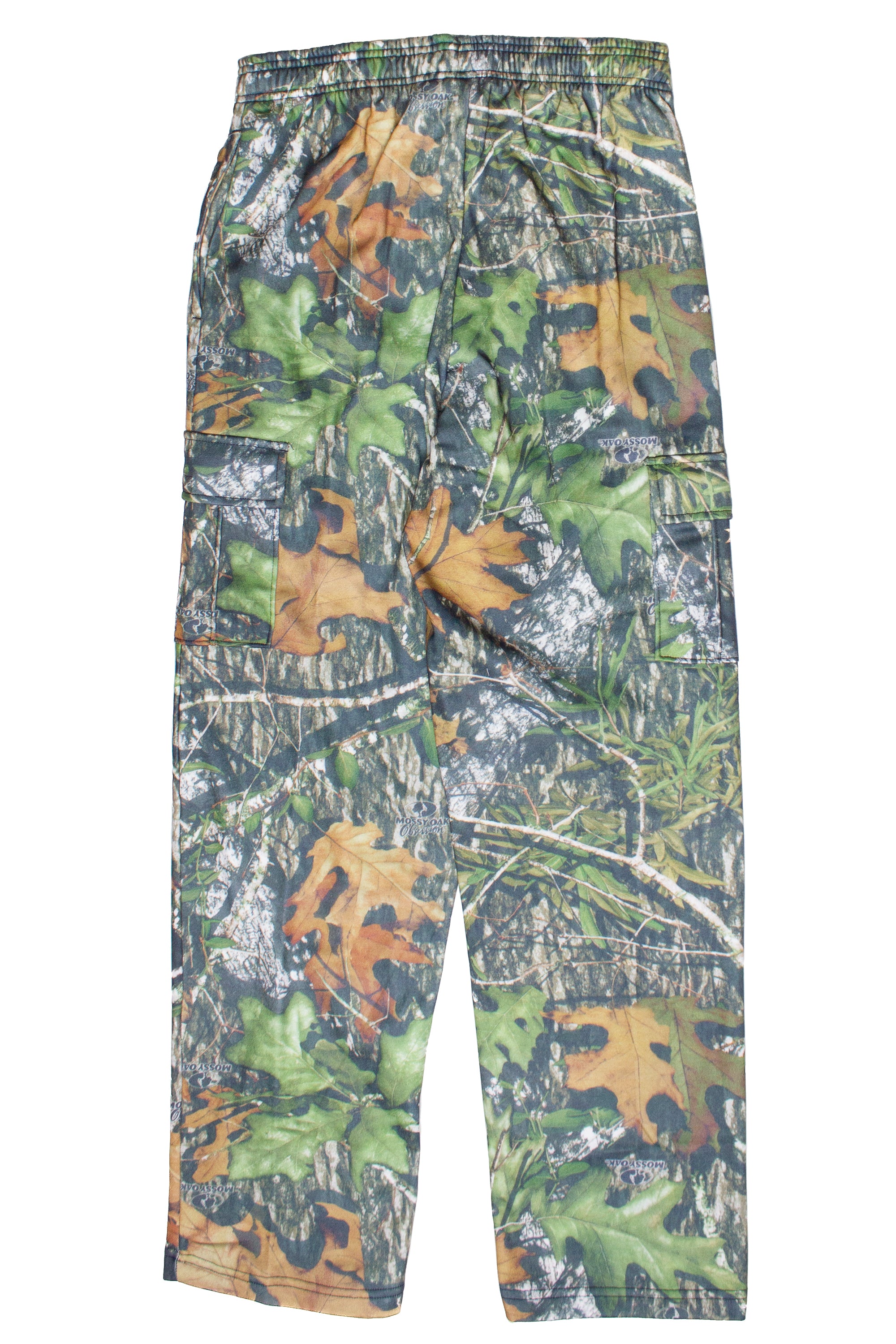 Woodland Camo Cargo Sweatpants - Green