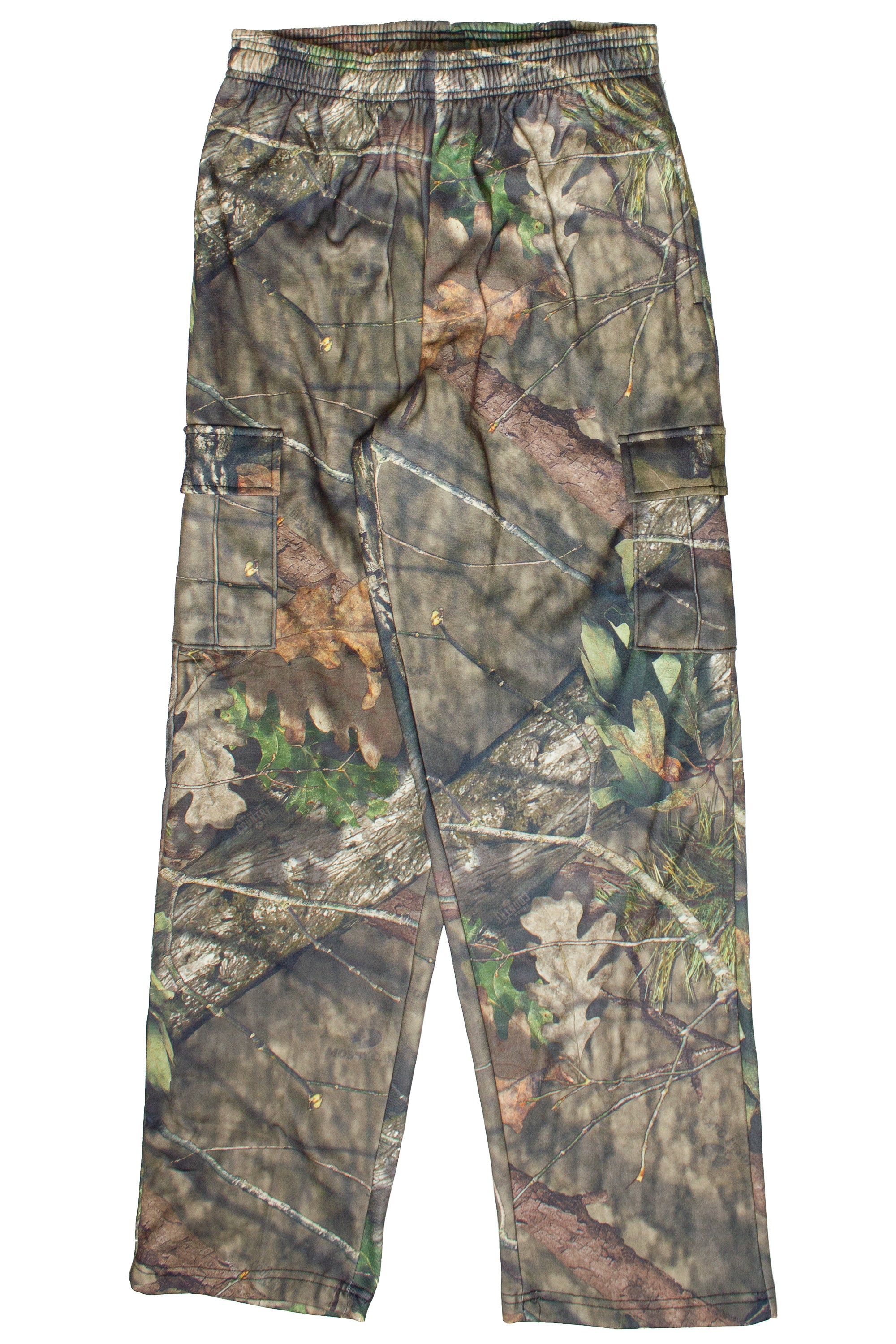 Woodland Camo Cargo Sweatpants - Olive