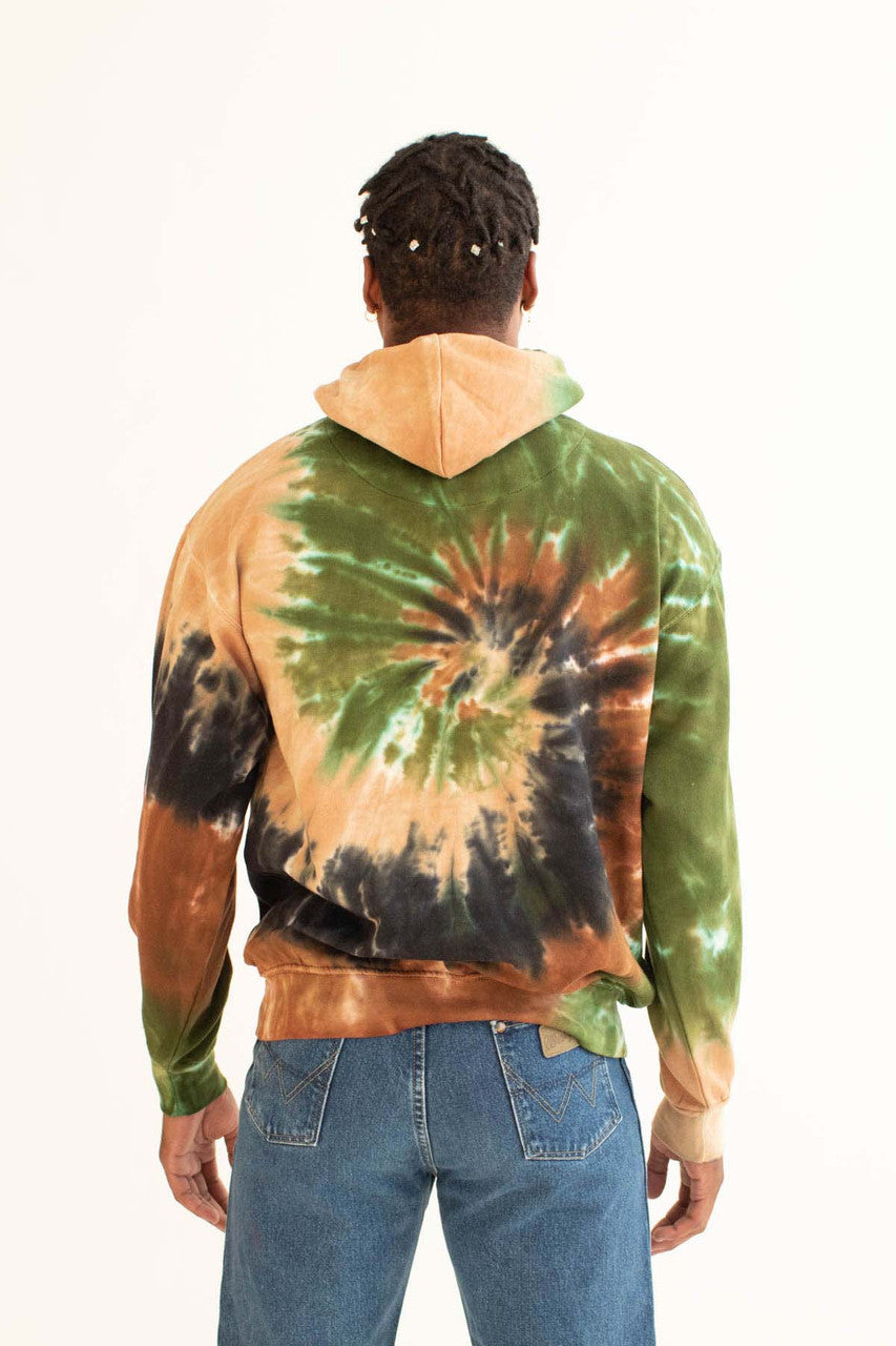 Camouflage Swirl Tie Dye Hoodie