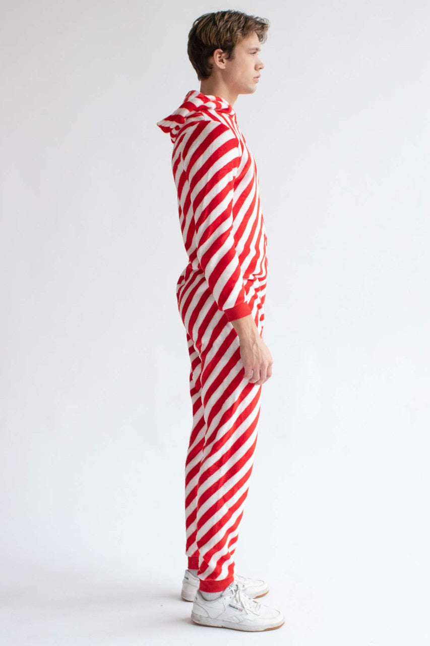 Candy Cane Christmas Onesie Pajamas
