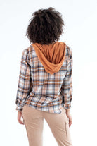 Cappuccino Hooded Flannel