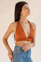 Caramel Halter Top