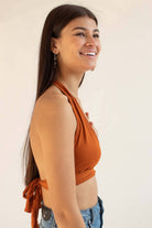 Caramel Halter Top