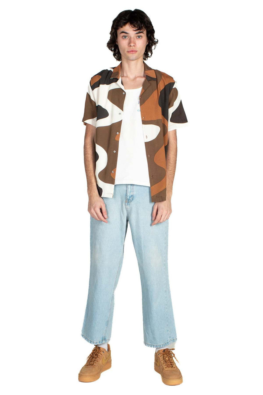 Caramel Swirl Button Up