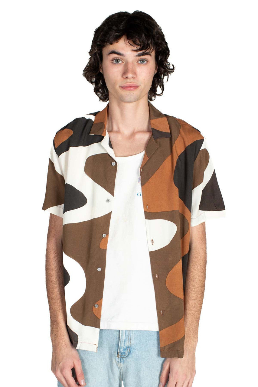 Caramel Swirl Button Up