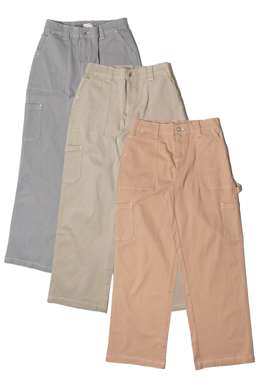 Wide Leg Carpenter Pants