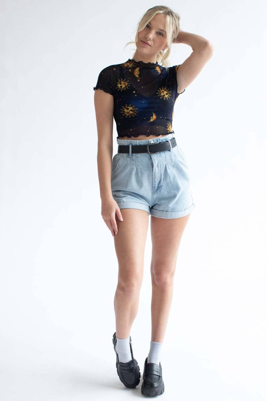 Celestial Mesh Tee