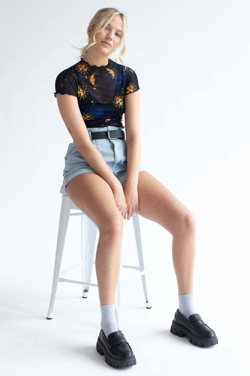 Celestial Mesh Tee