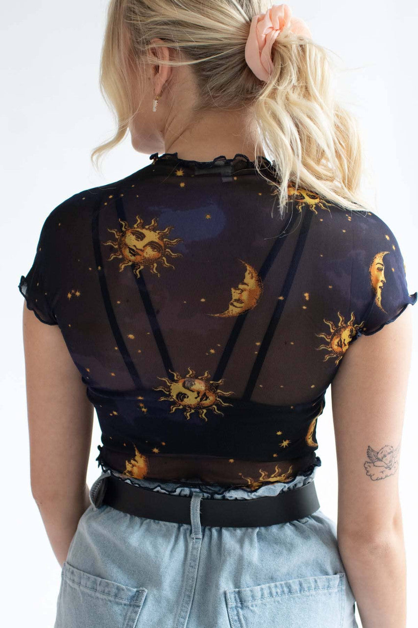 Celestial Mesh Tee