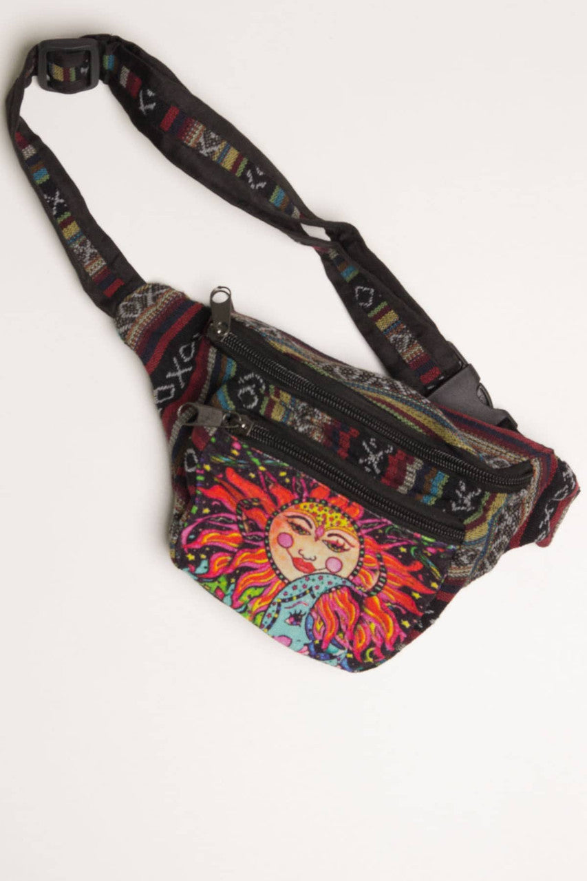 Celestial Woven Fanny Pack