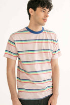 Chalk Pink Striped T-Shirt