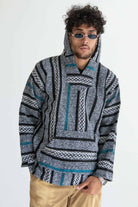 Charcoal Greca Baja Hoodie