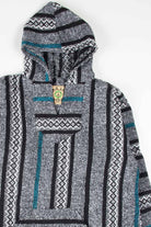 Charcoal Greca Baja Hoodie