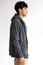 Charcoal Sherpa Lined Hoodie