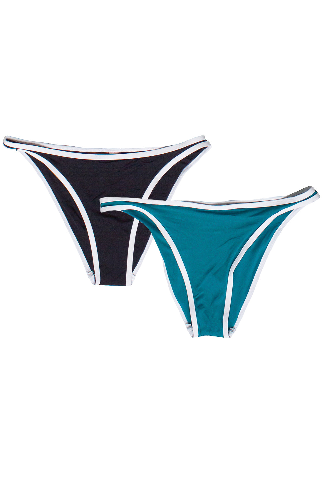 Contrast Trim Bikini Bottoms