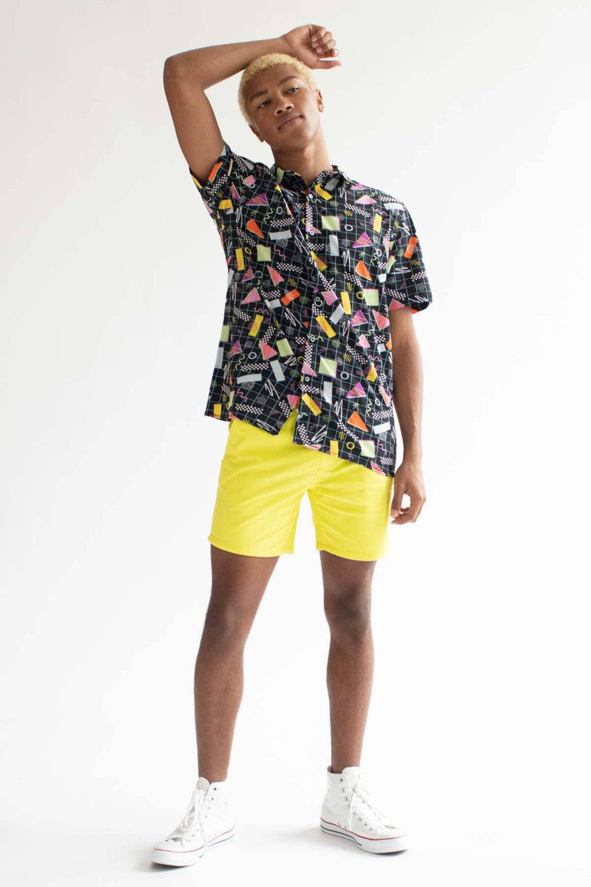 Checkered Confetti Button Up Shirt