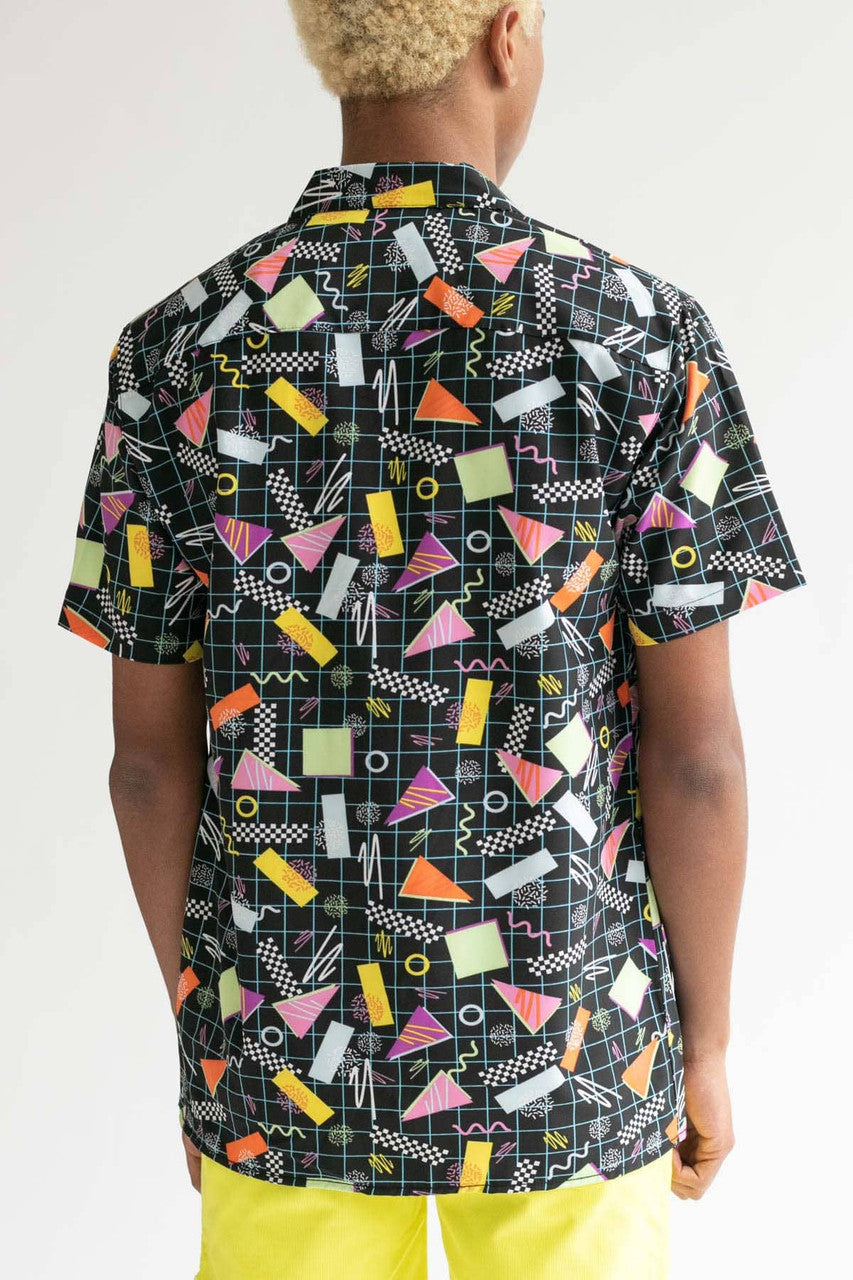 Checkered Confetti Button Up Shirt