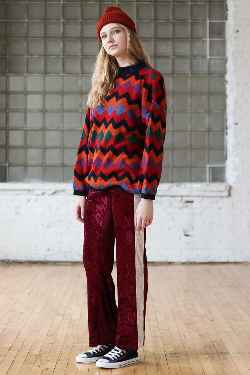Zig Zag 80s Sweater