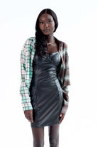 Chocolate Mint Raw Edge Flannel