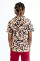 Chocolate Swirl Button Up Shirt