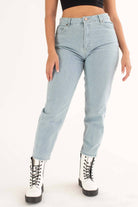 Classic Light Wash Mom Jeans