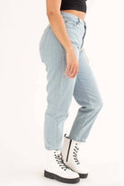 Classic Light Wash Mom Jeans