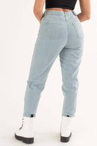 Classic Light Wash Mom Jeans