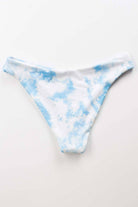 Cloud Print High Cut Bikini Bottom