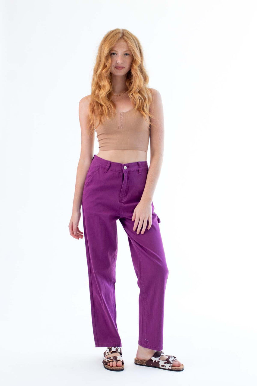 Cocoa Hook & Eye Seamless Tank