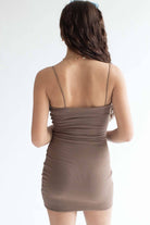 Cocoa Ribbed Cami Dress