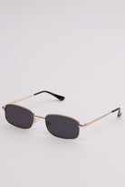 Colored Lens Rectangle Sunglasses