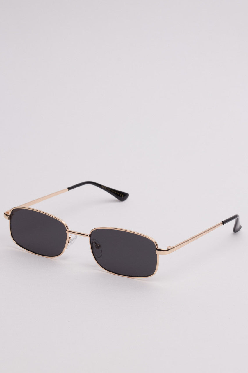 Colored Lens Rectangle Sunglasses
