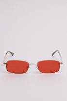Colored Lens Rectangle Sunglasses