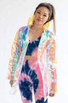 Coral Reef Tie Dye Ribbed Seamless Crop Top