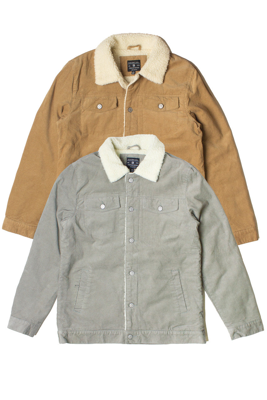 Corduroy Sherpa Lined Trucker Jacket