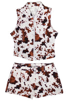 Cow Print Shorts