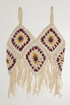 Granny Squares Fringe Tank