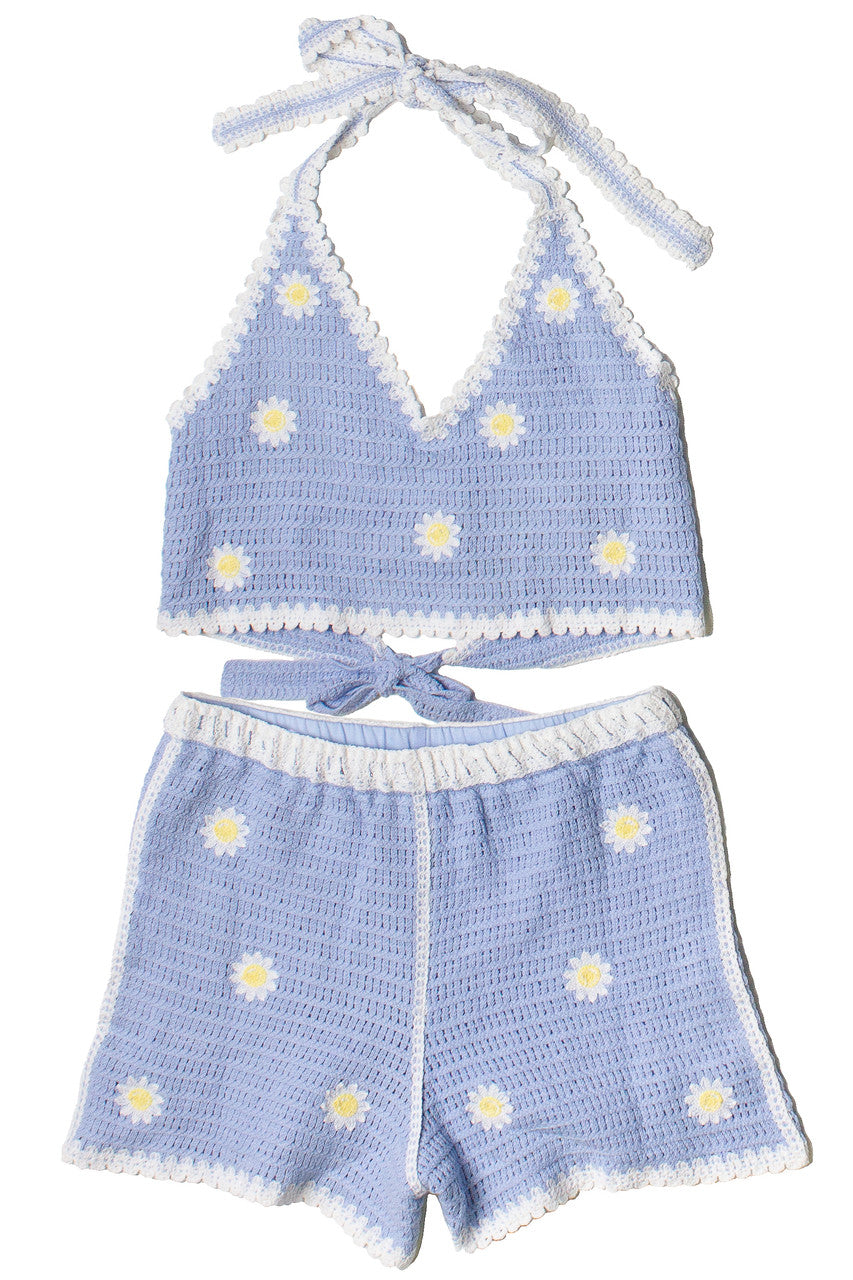 Daisy Crochet Halter Top