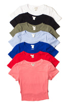 Flamingo Pink Crop T-Shirt