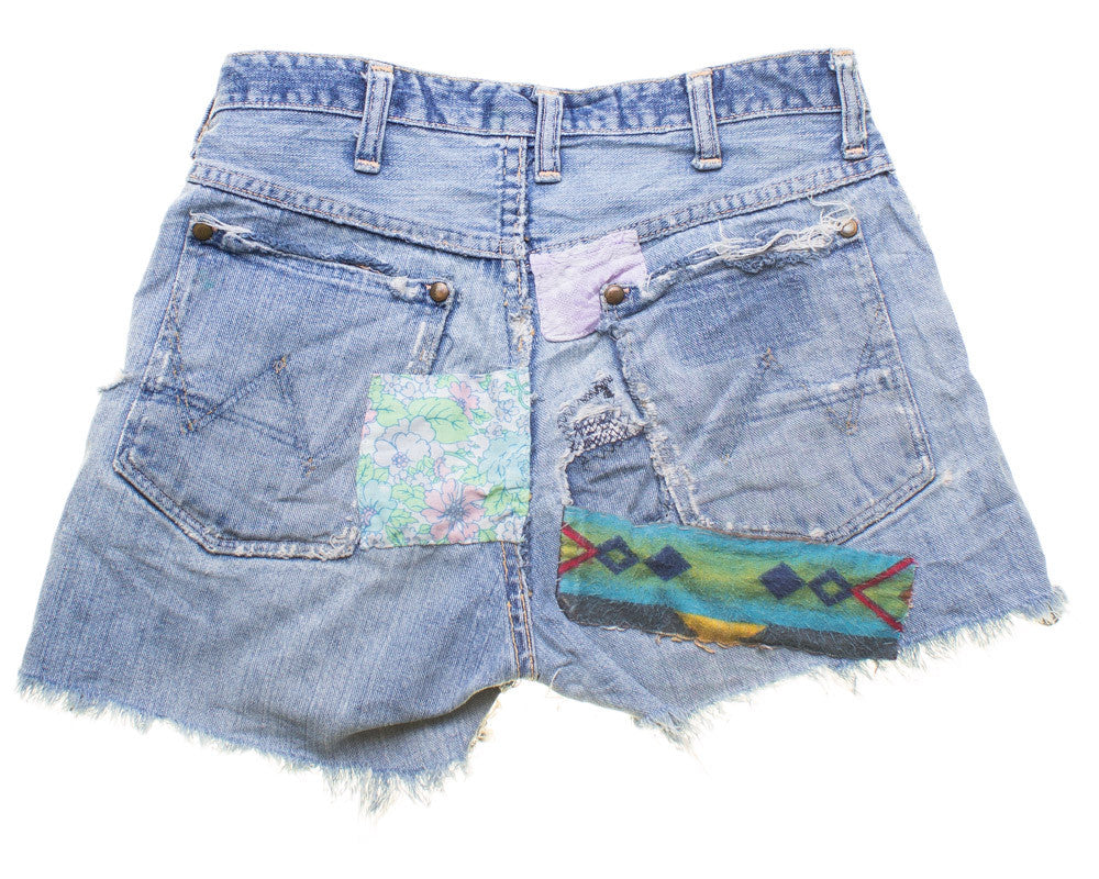 Vintage Cut Off Denim Shorts 6