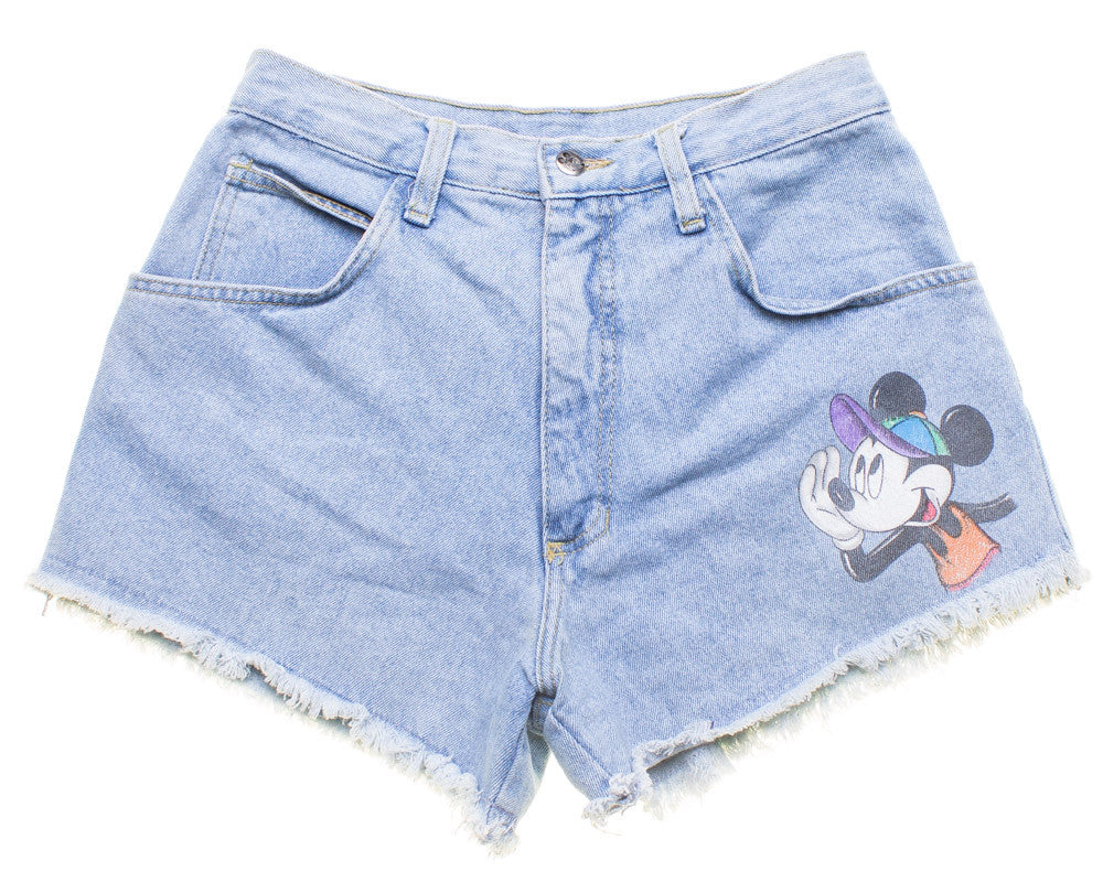 Vintage Cut Off Denim Shorts 11