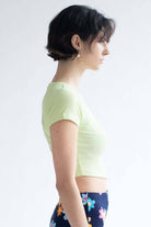 Daisy Embroidered Hanky Hem Tee