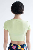 Daisy Embroidered Hanky Hem Tee