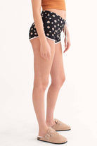 Daisy Print Thermal Dolphin Shorts