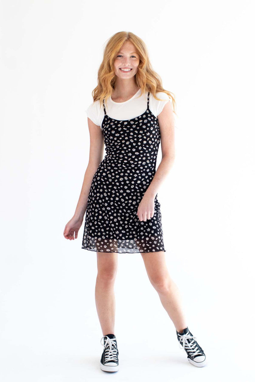 Daisy Slip Tee Dress