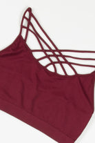 Dark Burgundy Triple Cross Bralette