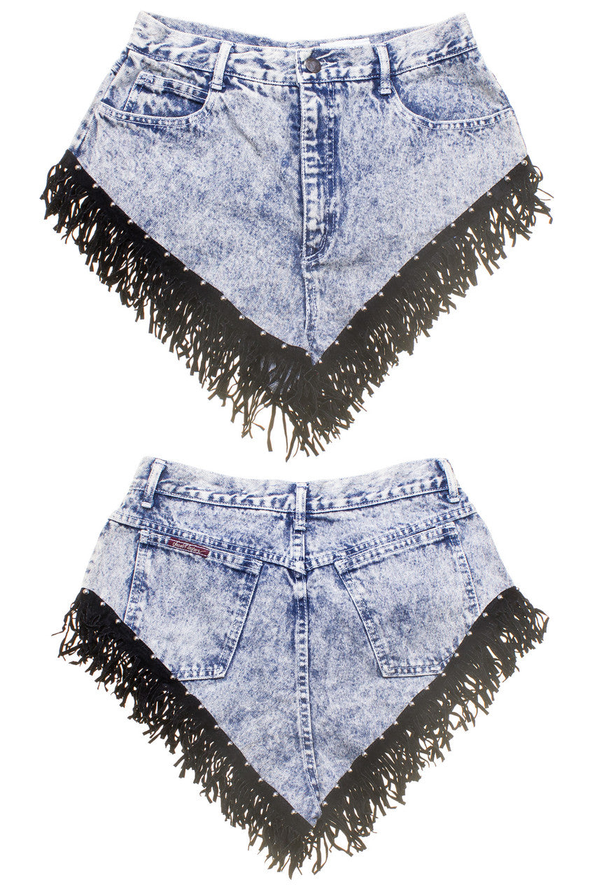 Vintage Cut Off Denim Shorts 7