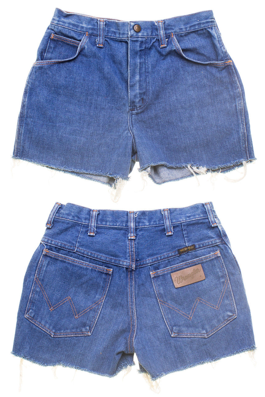 Wrangler Cut Off Denim Shorts